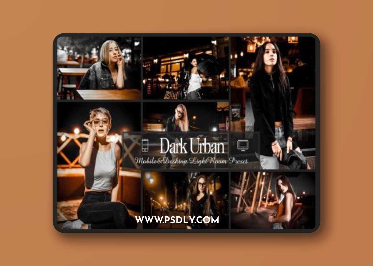 12 Dark Urban Lightroom Presets