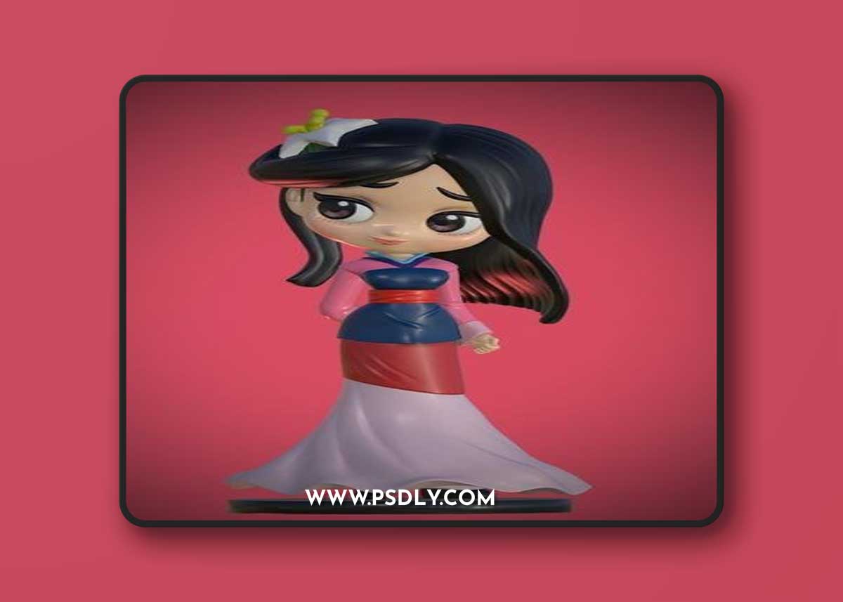 Mulan - Q Posket – 3D Print Model