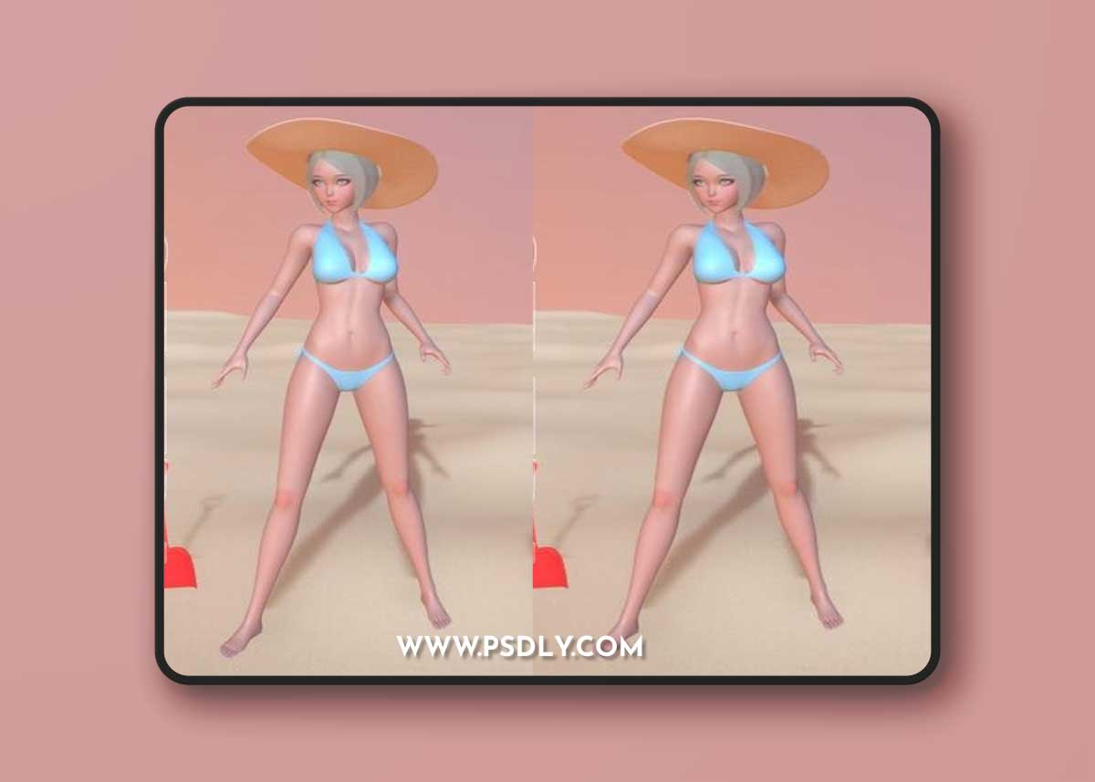 Akira Ready for Summer – 3D Print Model