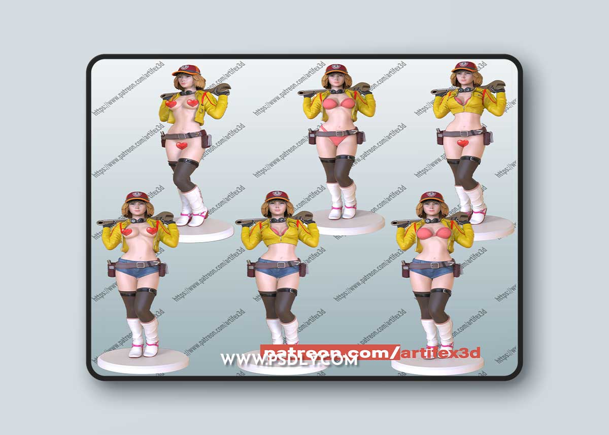 Artifex3D - Cindy Aurum Final Fantasy – 3D Print Model