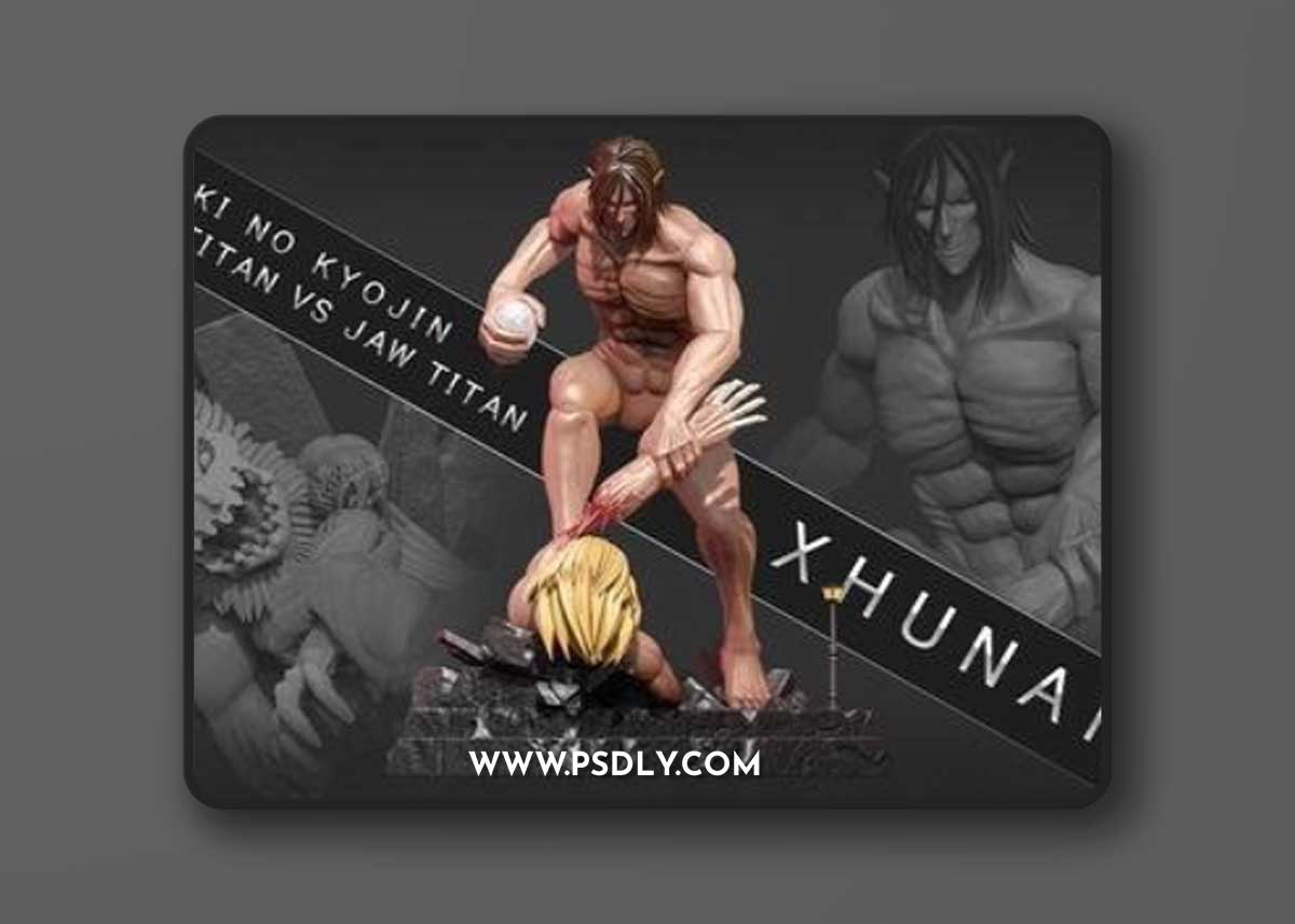 Attack Titan VS Jaw titan – 3D Print Model