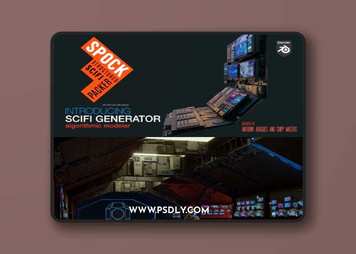 [Blender] Spock: Structured Scifi Packer v1.0.6