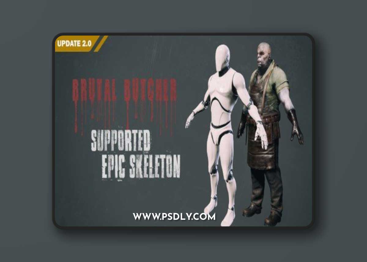 Brutal Butcher 3D Model