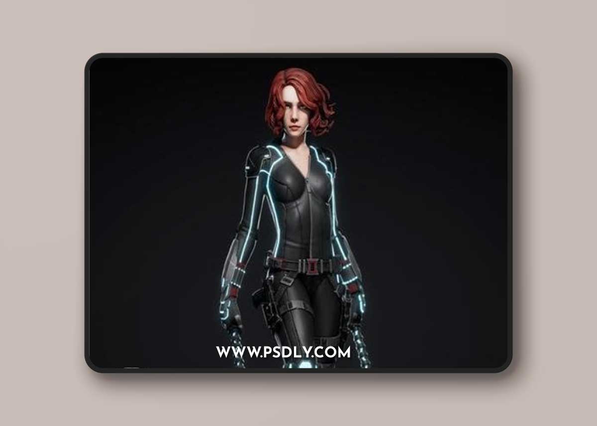Ca 3d Studios - Black Widow – 3D Print Model