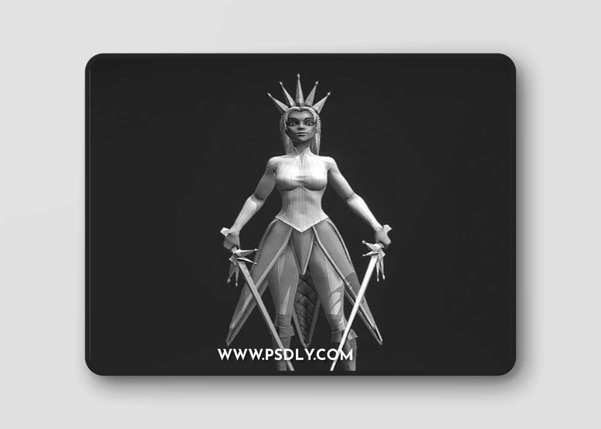 Chess Queen Sculpt – 3D Print Model