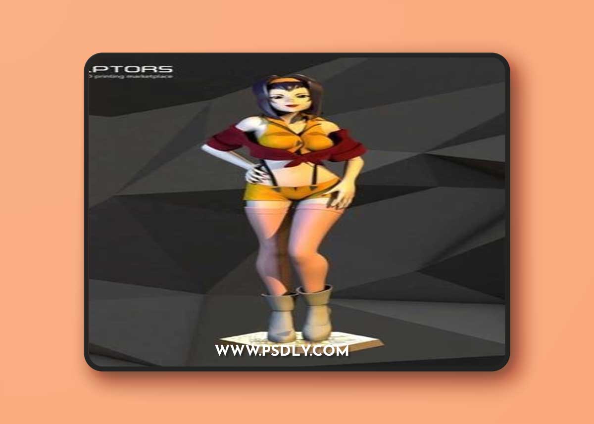 Cowboy Bebop Faye Valentine – 3D Print Model