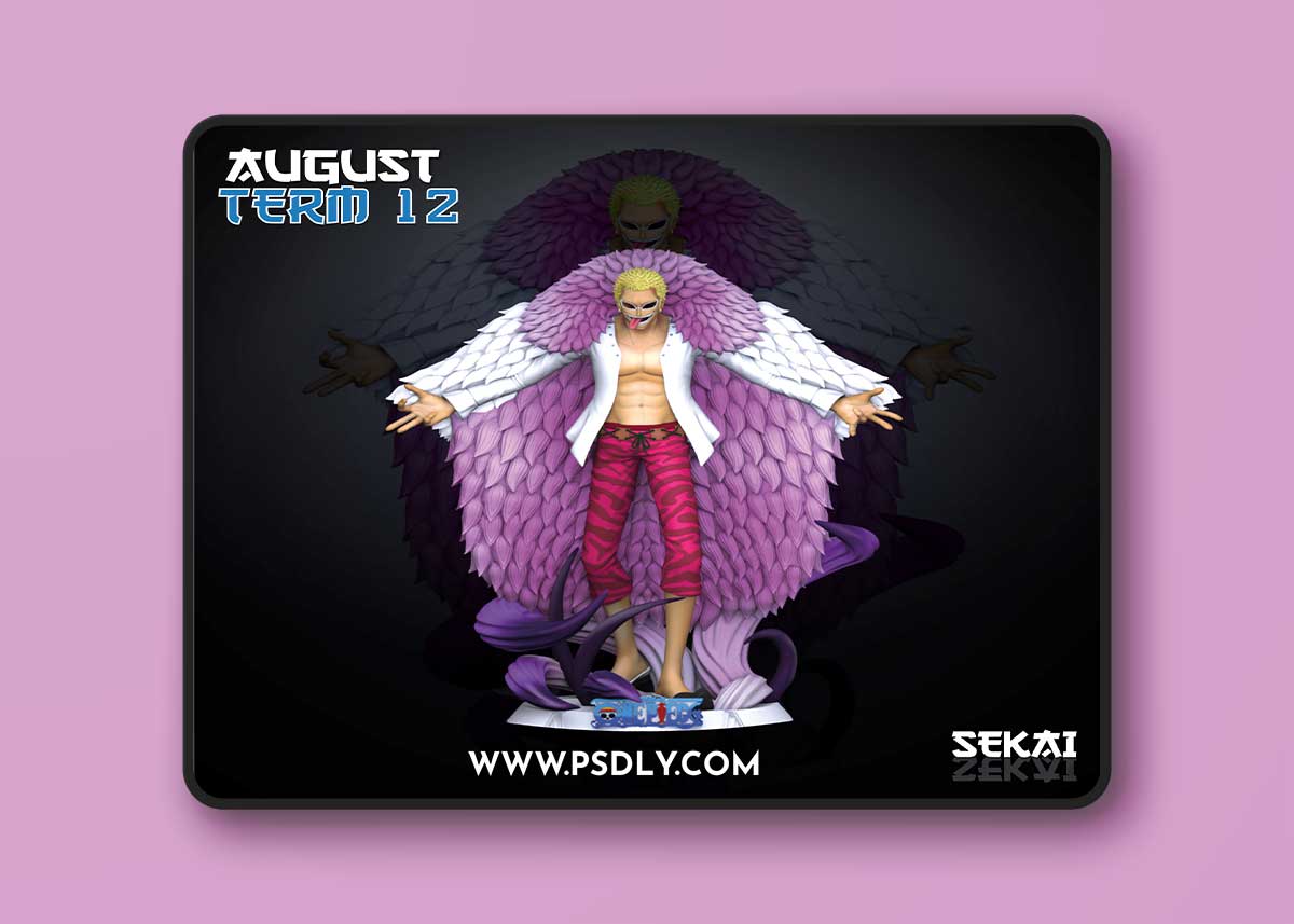 Doflamingo Sculpture and Bust – Sekai – 3D Print Model