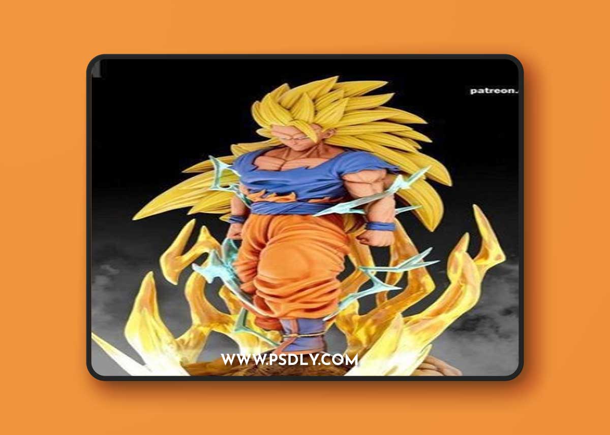 Goku SSJ3 by Kaidan – 3D Print Model