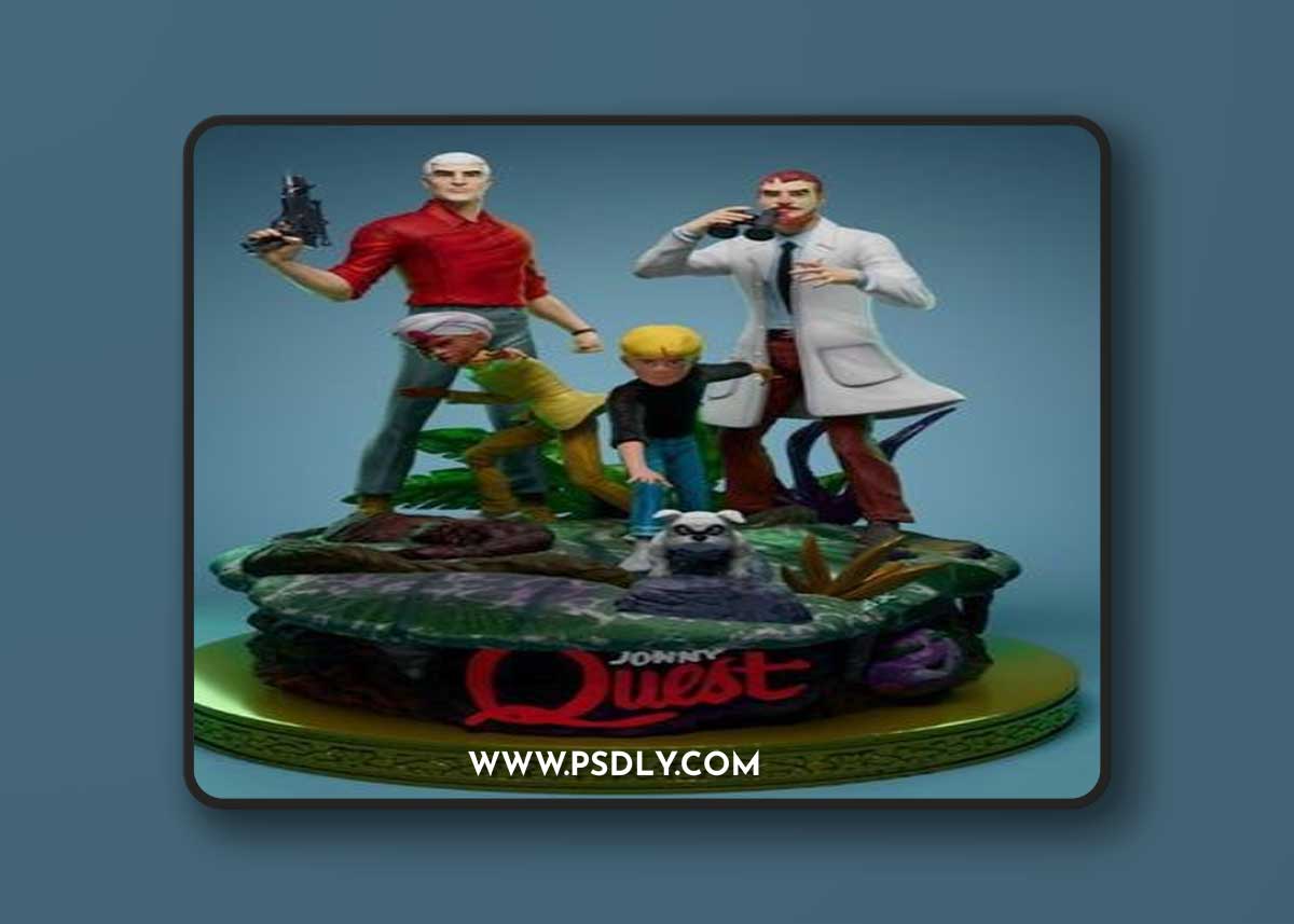 Jonny Quest - Epic Diorama 2 – 3D Print Model