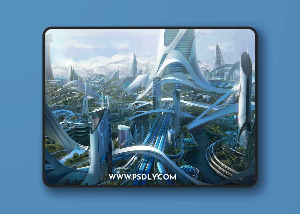 Kitbash3d - Utopia (All formats) UPDATED WITH TEXTURES