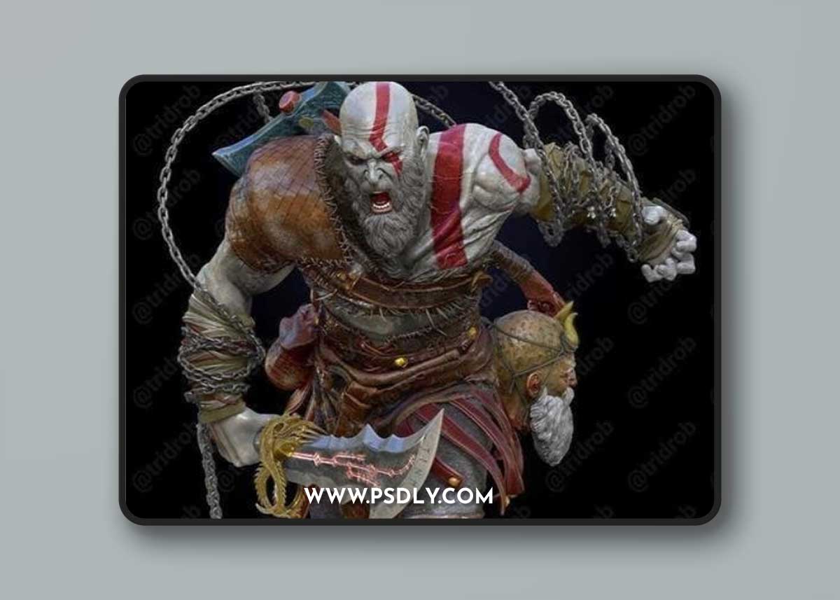 Kratos. God of War – 3D Print Model