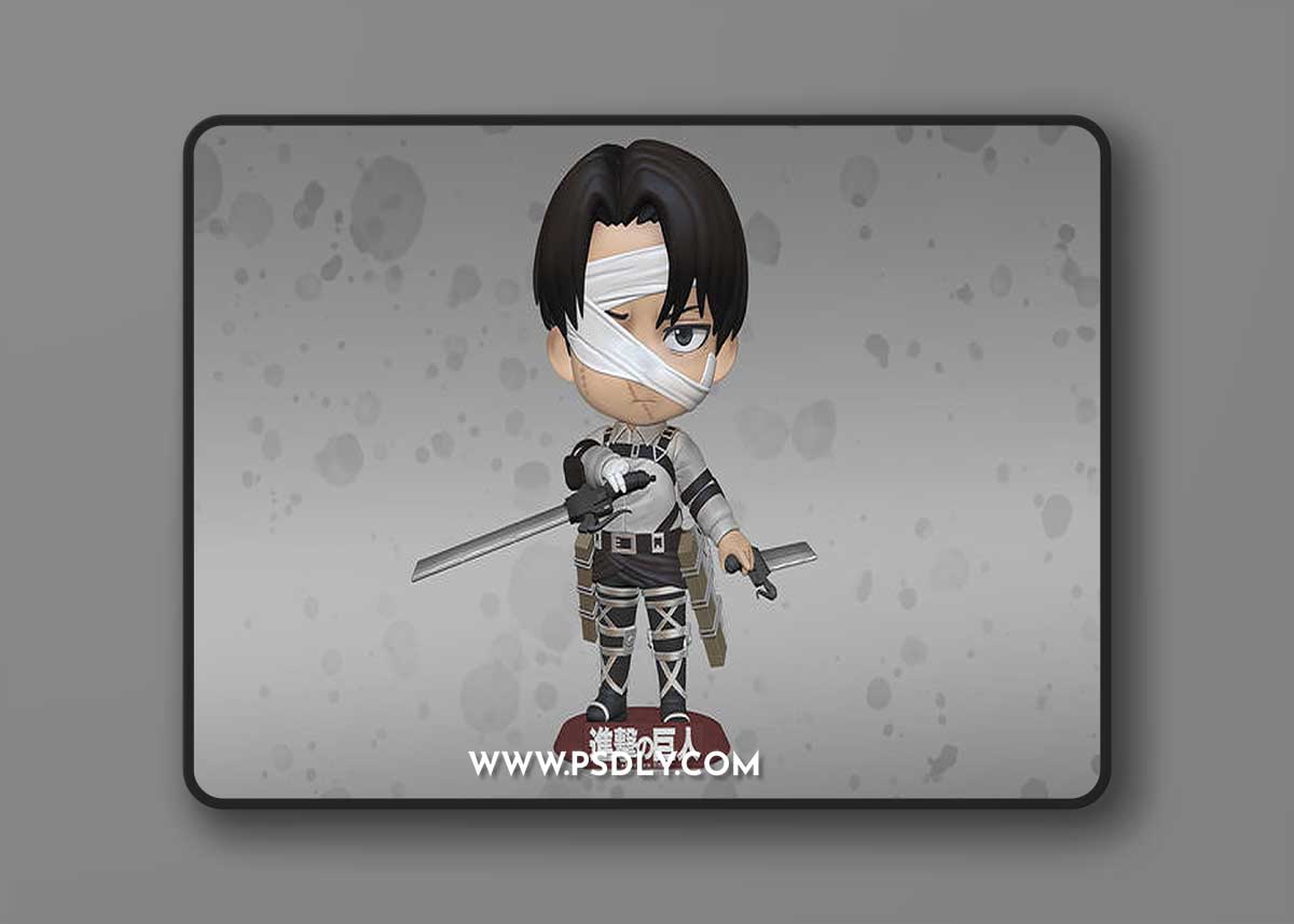 Levi Ackerman Shingeki no Kyojin – 3D Print Model