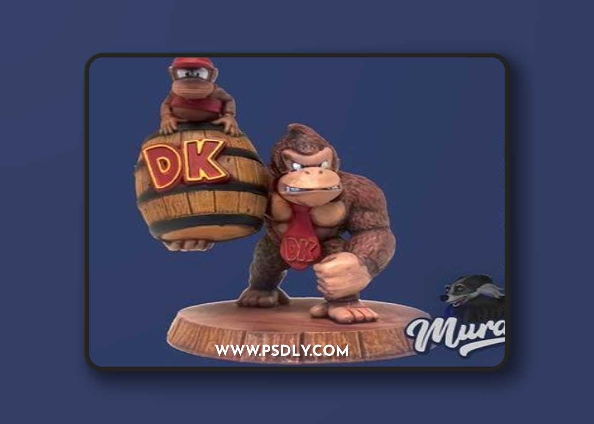 Murdos - Donkey Kong with Diddy – 3D Print Model