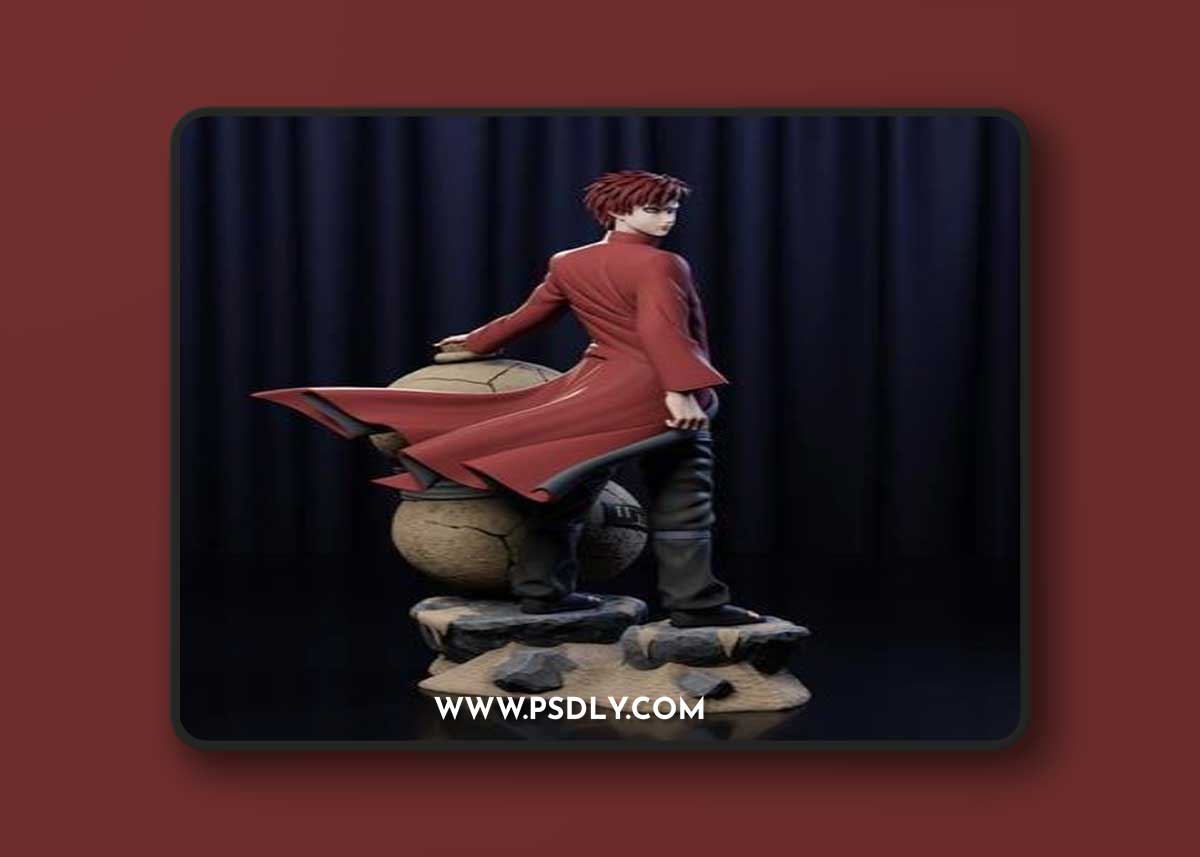 Naruto Gaara – 3D Print Model