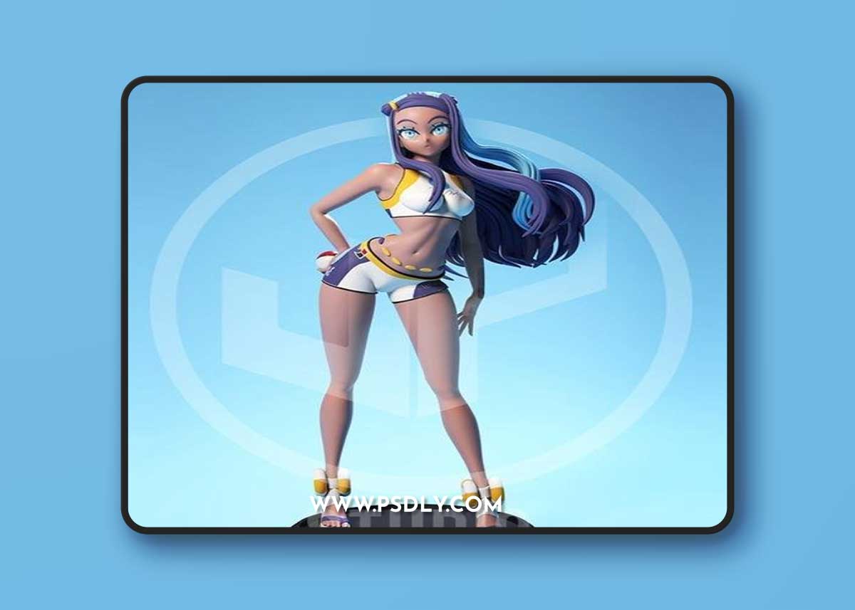 Nessa Pokemon fan art – 3D Print Model