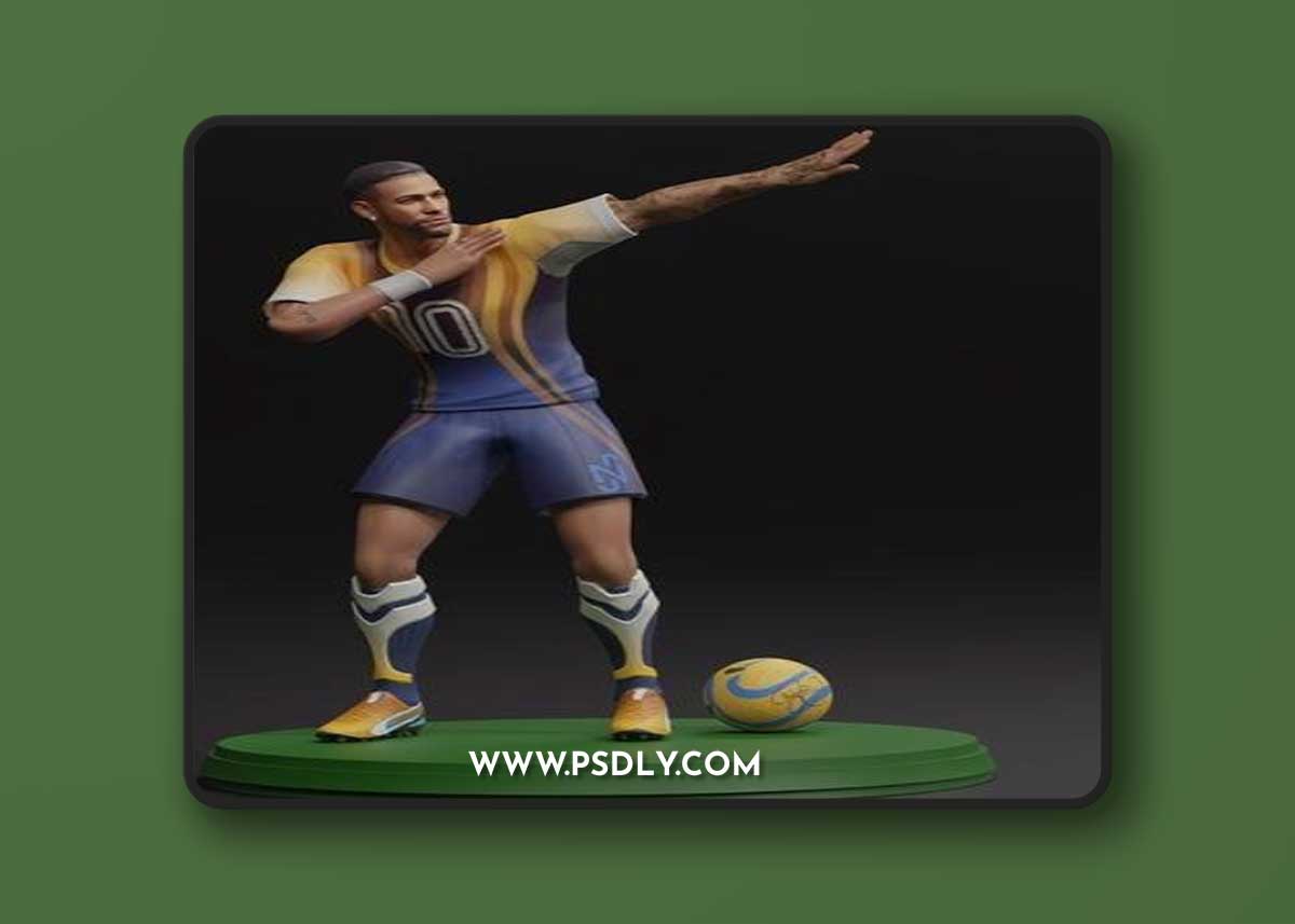 Neymar Dub Pose Fan-Art – 3D Print Model