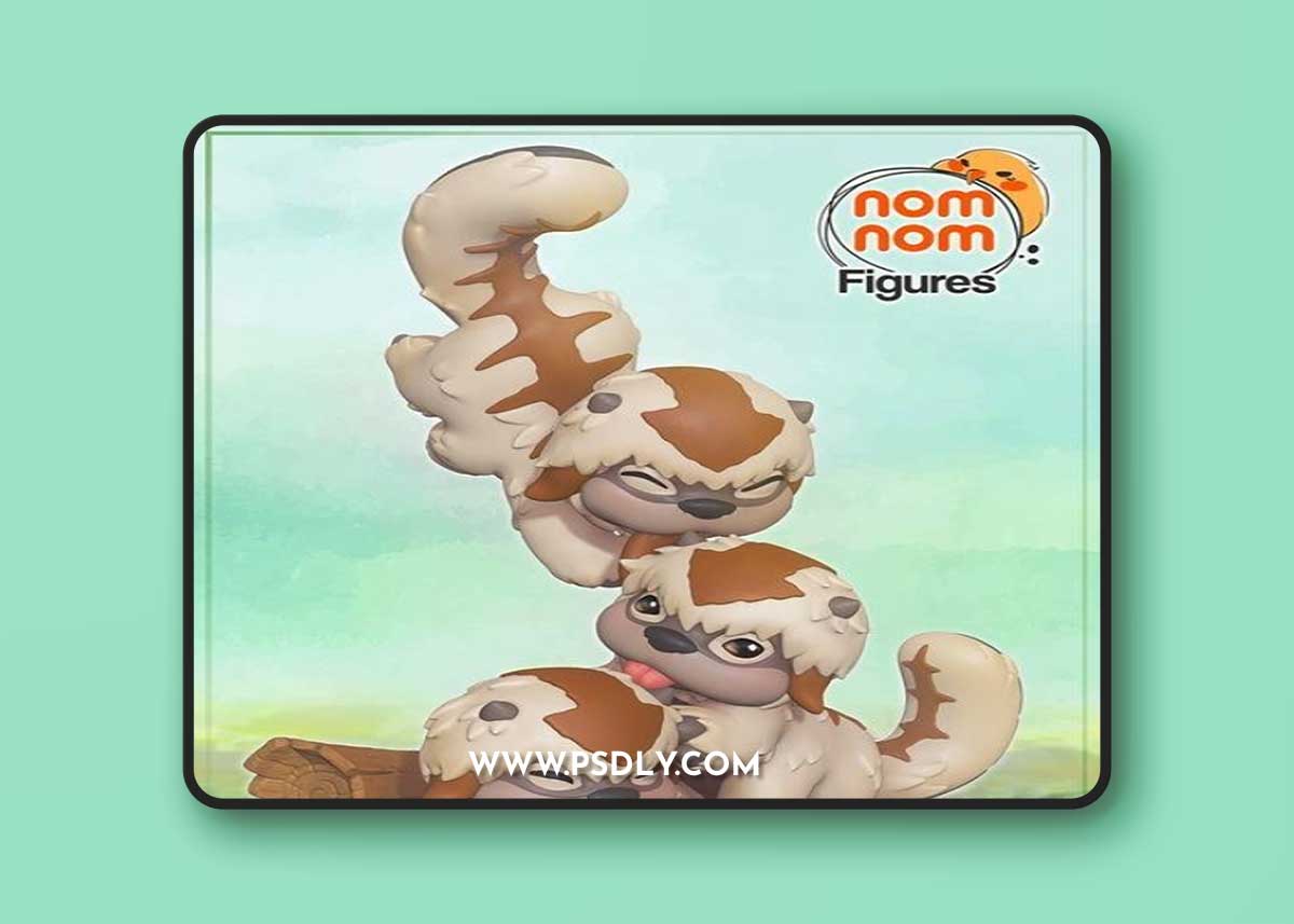 Nomnom Figures - Chibi Baby Skybison - Avatar – 3D Print Model
