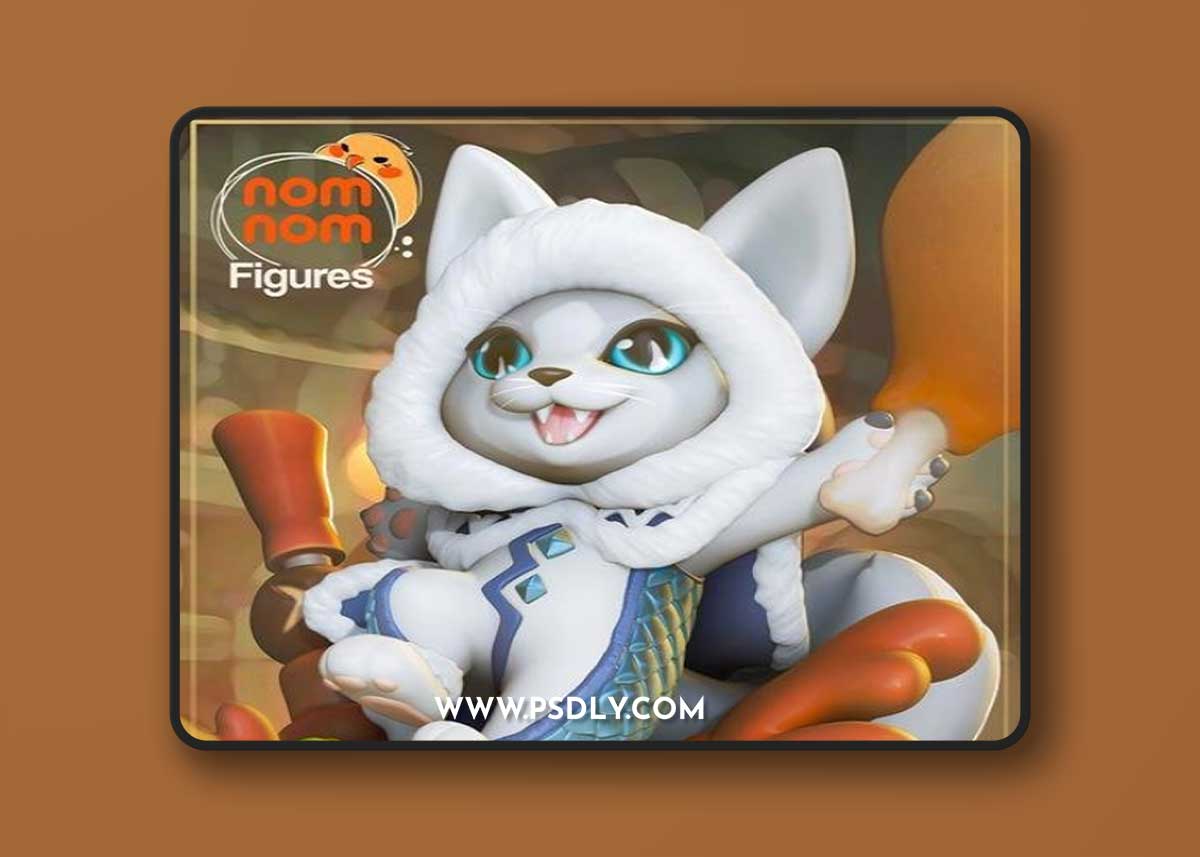 Nomnom Figures - Chibi Palico - Monster Hunter – 3D Print Model