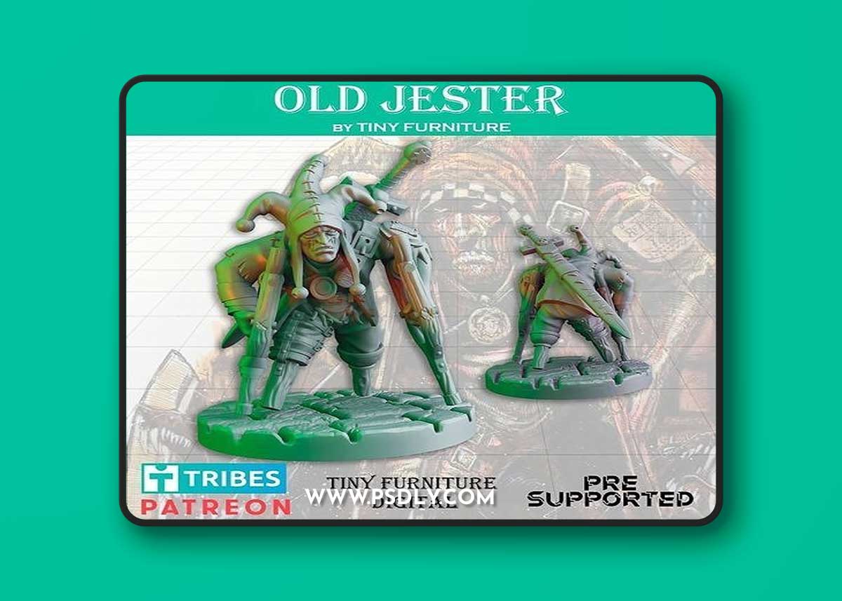 Old Jester – 3D Print Model