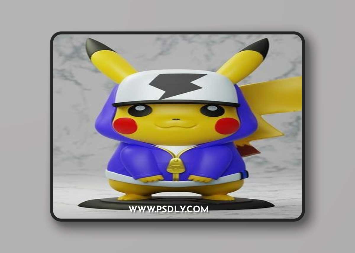 Pikachu Hiphop stardemy2.0 – 3D Print Model