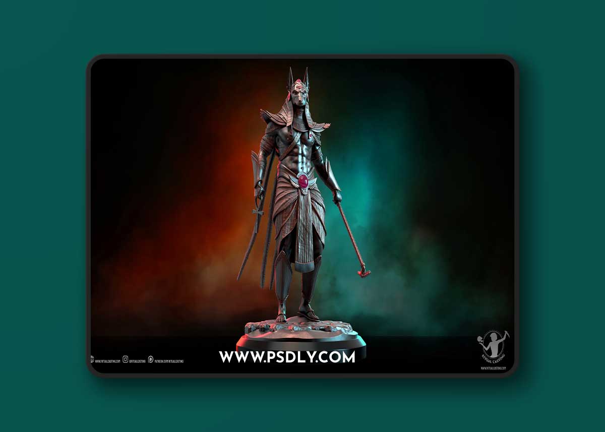 Ritual Casting - Anubis 3D Print Model