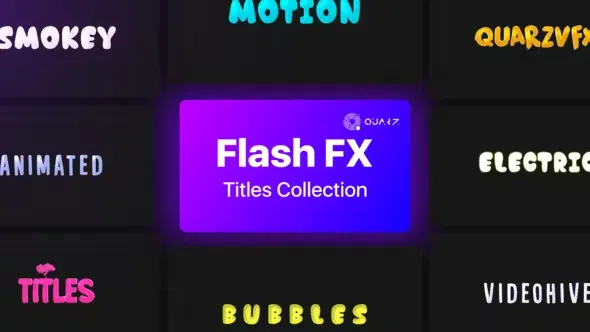 Videohive Flash Motion Titles Vol. 01 45345053