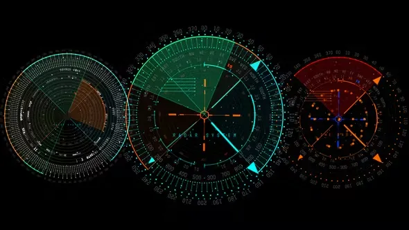 Videohive HUD Info Radars 45298308
