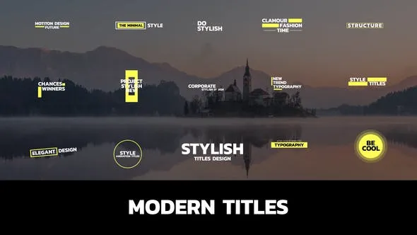 Videohive Modern Titles 45873051