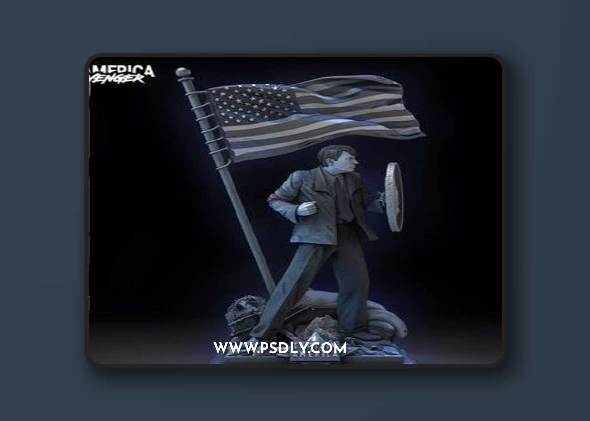 WICKED - Steve Rogers Bust – 3D Print Model