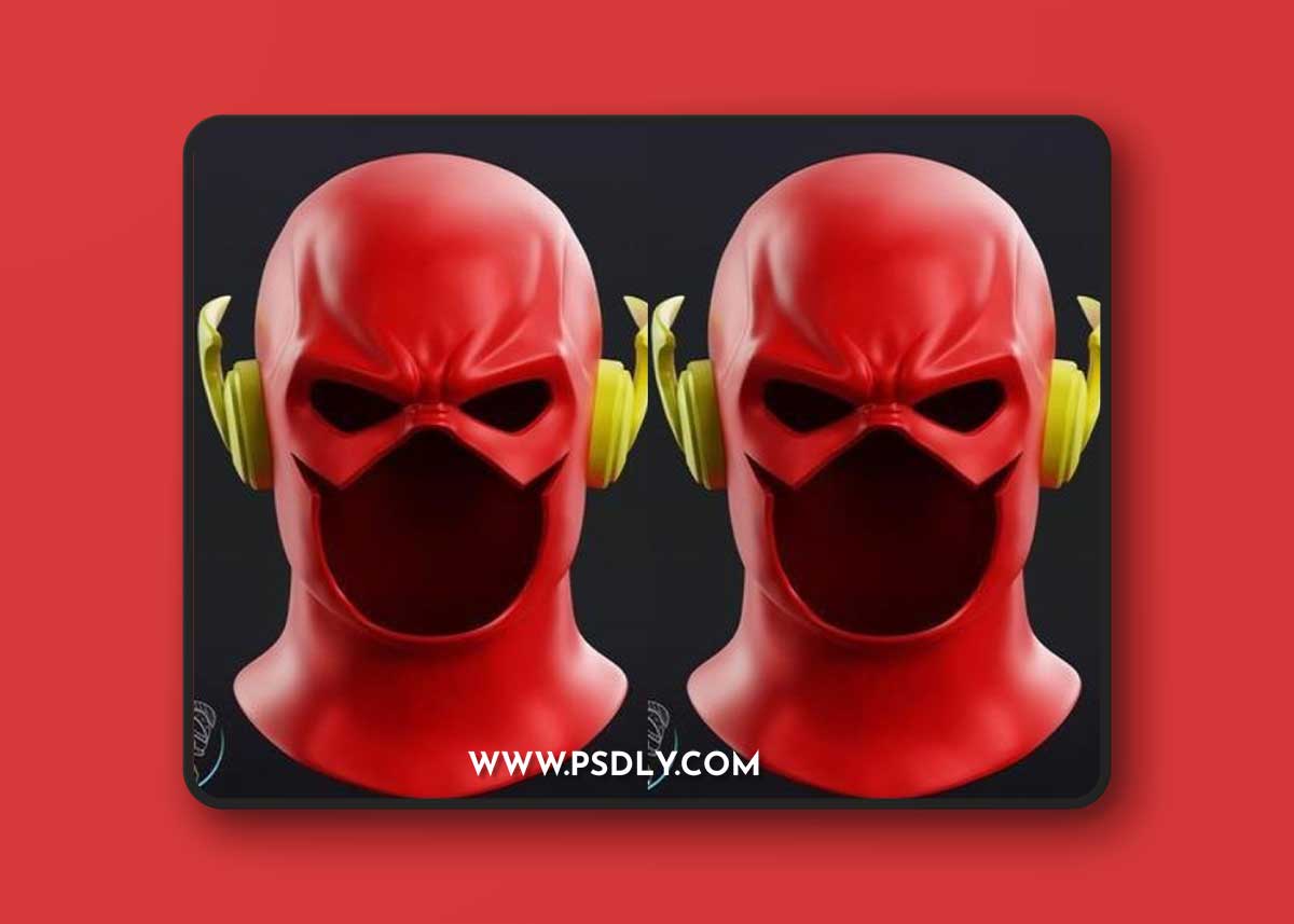 Yosh Studios - Classic Flash Mask – 3D Print Model