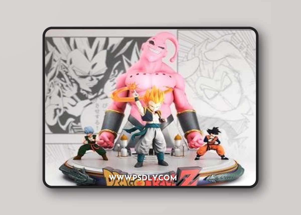 Dragon ball - gotenks sculpt – 3D Print Model