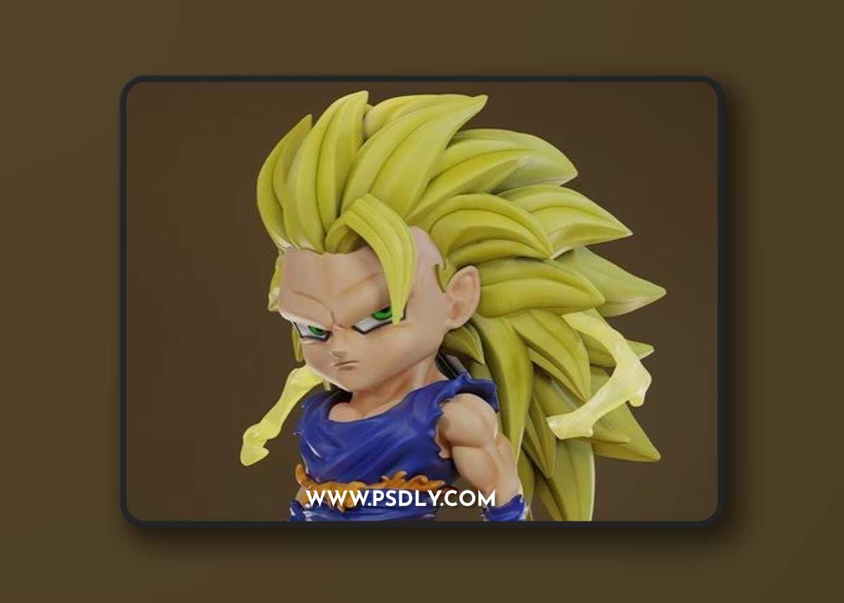 Goku SSJ3 chibi – 3D Print Model