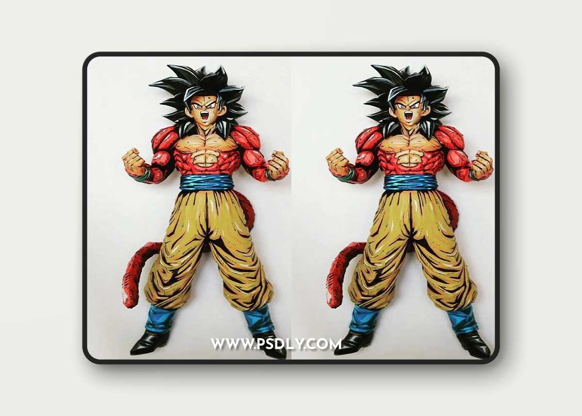 Goku Super Saiyajin 4 - SSJ4 – 3D Print Model