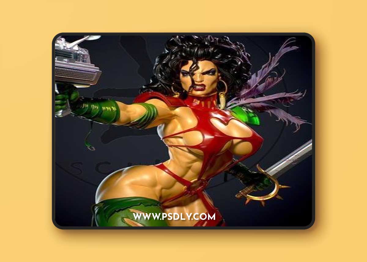 Julie Heavy metal – 3D Print Model