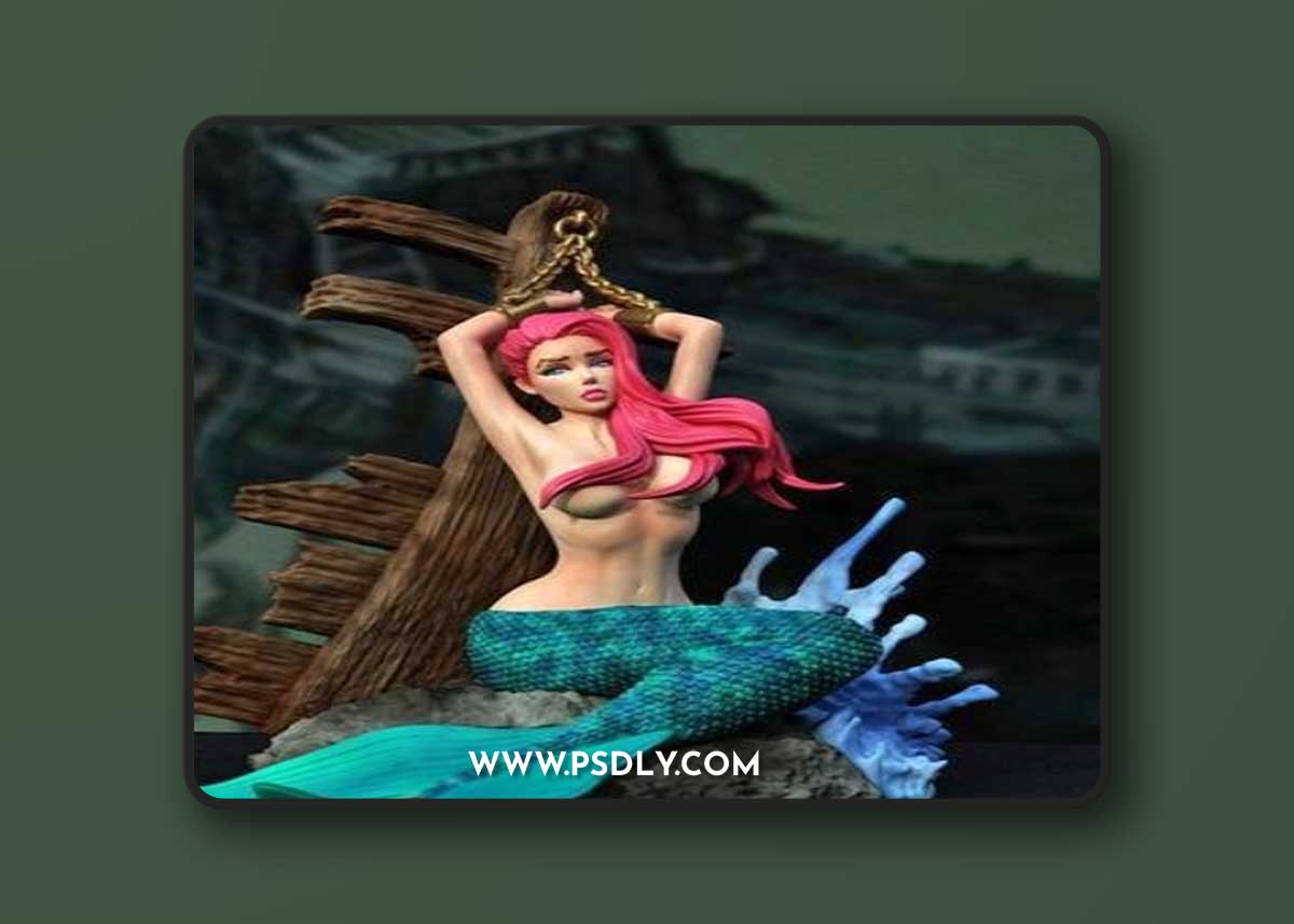 Exclusive - Mermaid - Ariel – 3D Print Model