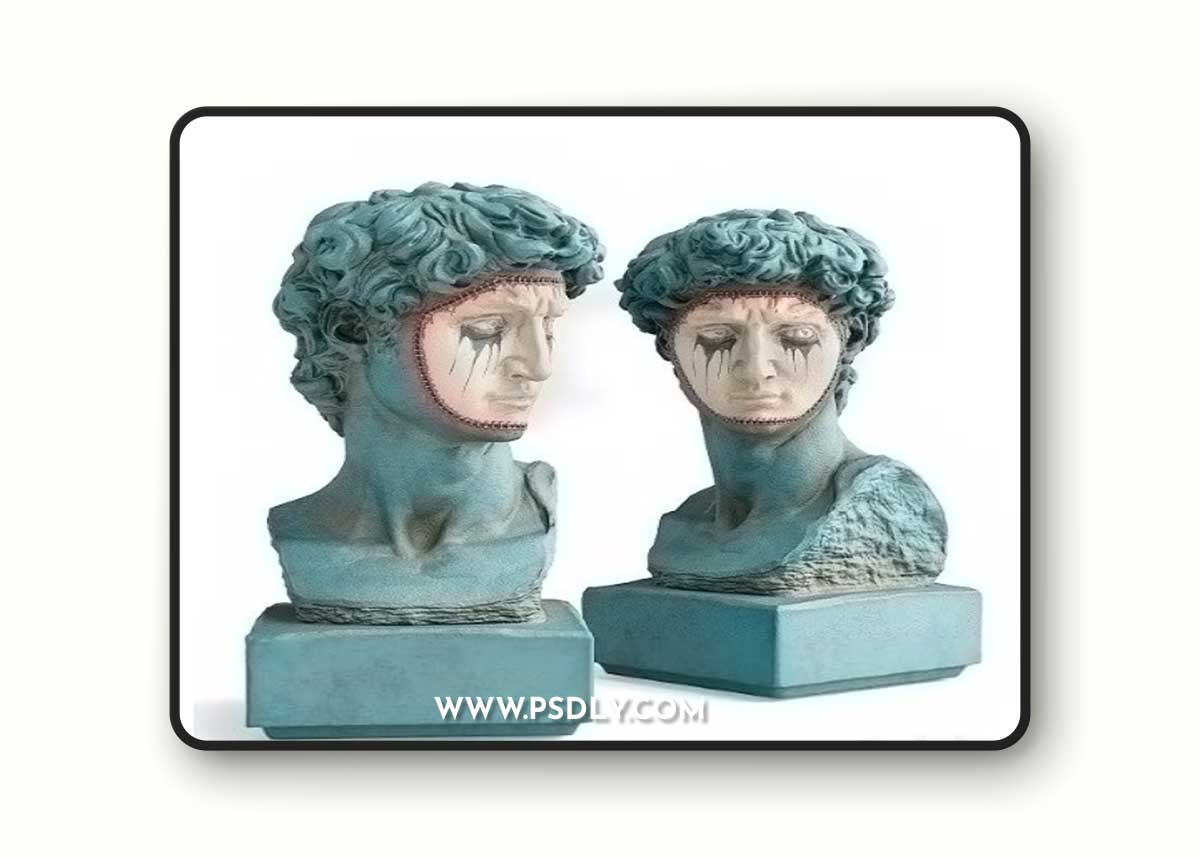 David Michelangelo Masked Bust