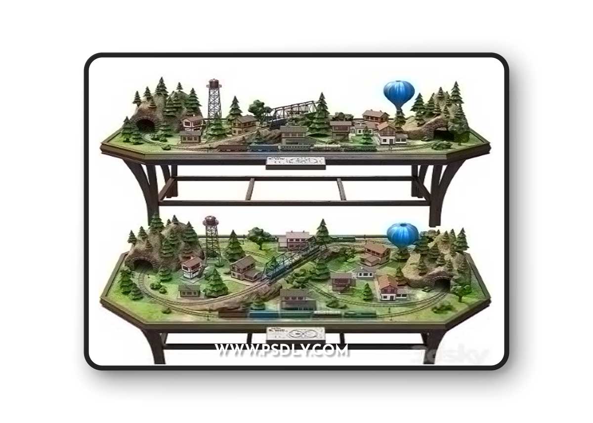 Railroad 3D Model