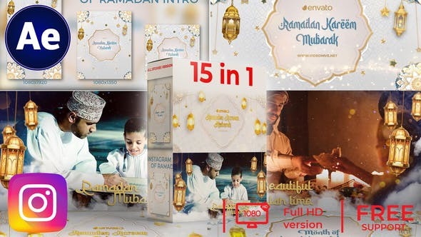Videohive 10 In 1 Ramadan Slideshow an Intro 46180181