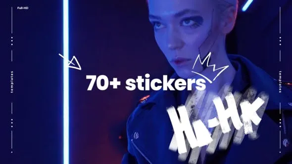 Videohive Animated Stickers Pack 45979513