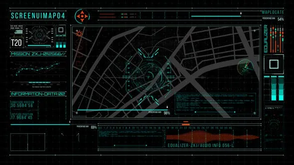 Videohive HUD700 Screen MAP4 46060913