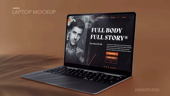 Videohive Laptop Screen Display Promo Mockup 44591595