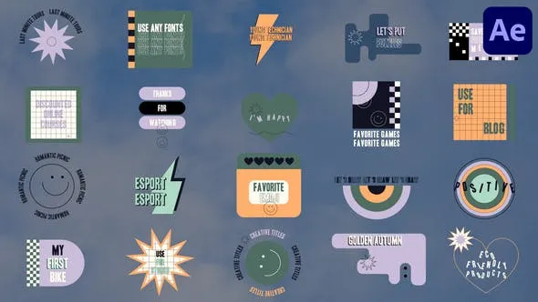 Videohive Modern Design Titles for After Effects 46060811