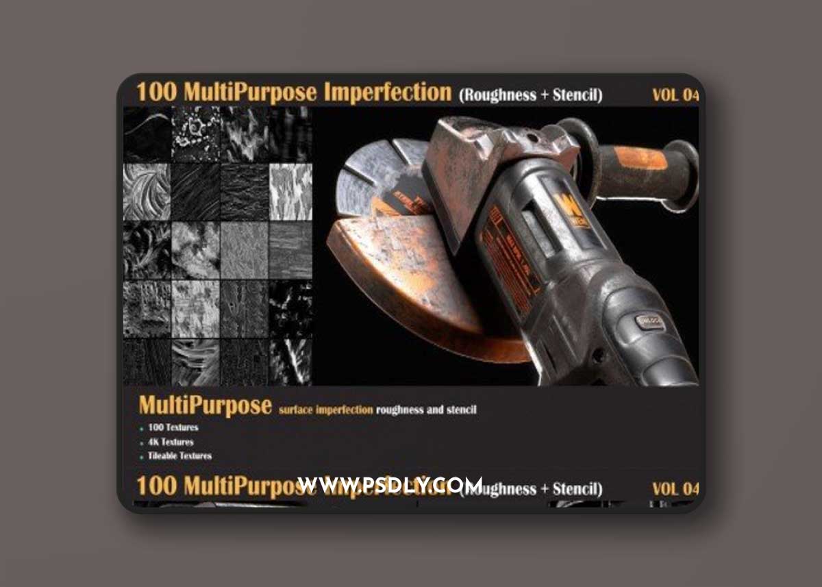 Artstation - 100 MultiPurpose Imperfection-VOL 04