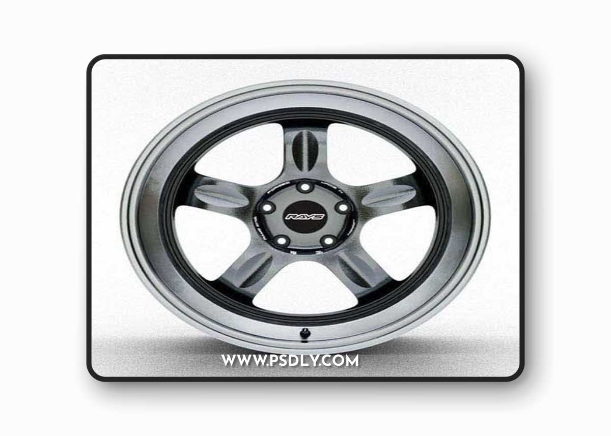 Auto rims 21C VOLK RACING - 3d model