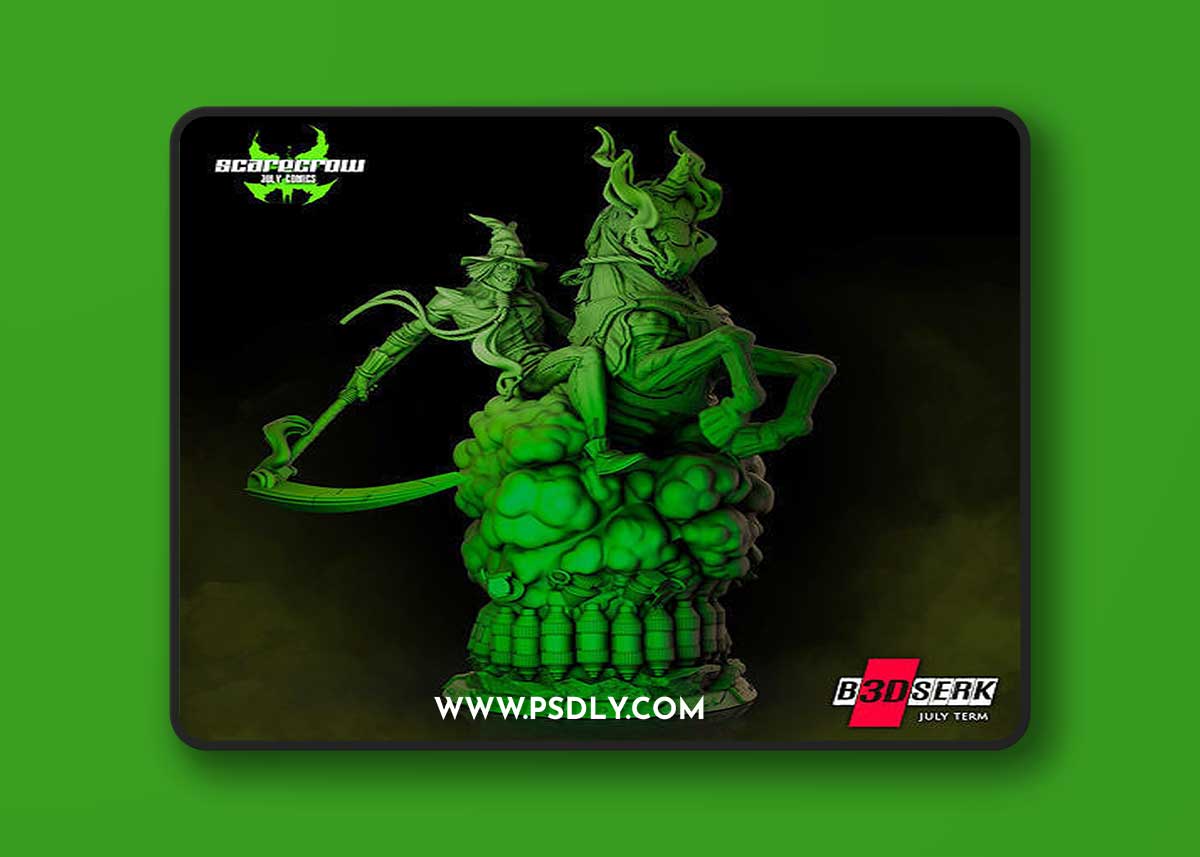 B3DSERK - Scarecrow Statue – 3D Print Model