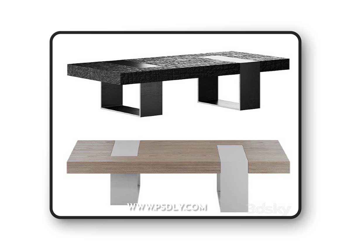Coffee Table 0001 3d model