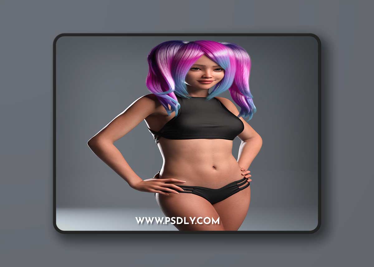 Daz3D Ally 9 3D Model