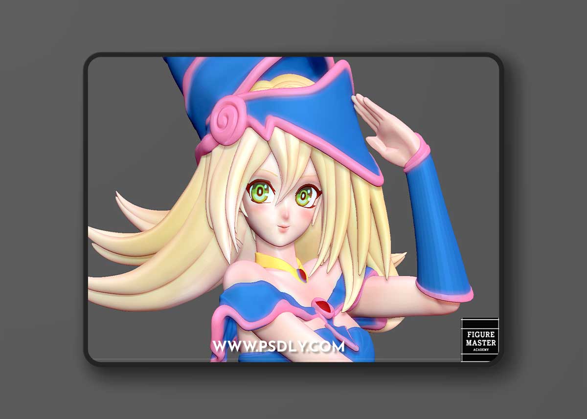 Figuremaster - Dark Magician Girl 3 – 3D Print Model