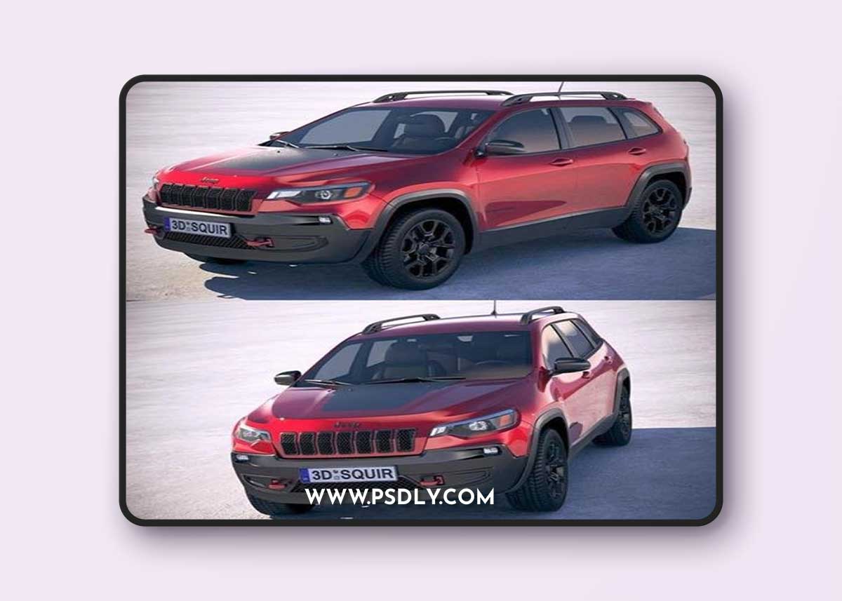 Jeep Cherokee 2019 - 3d model