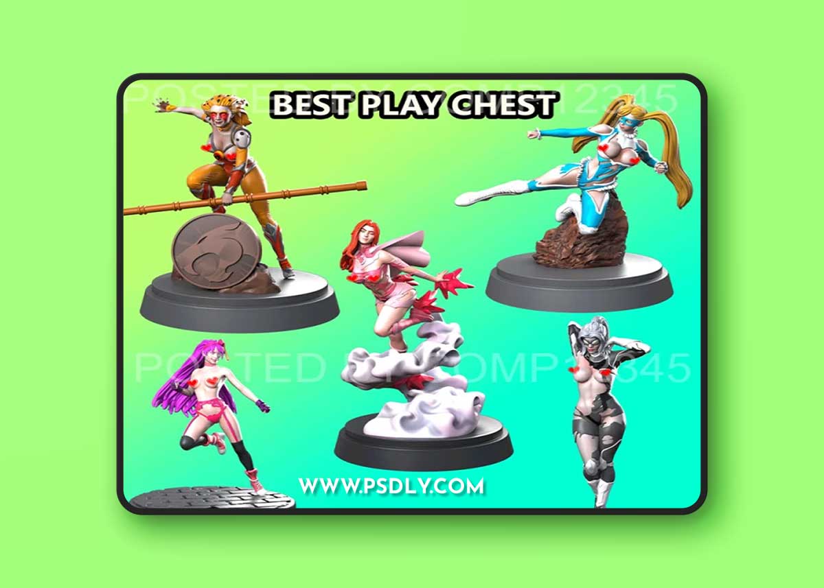 Man I Love Figures - BEST PLAY CHEST – 3D Print Model